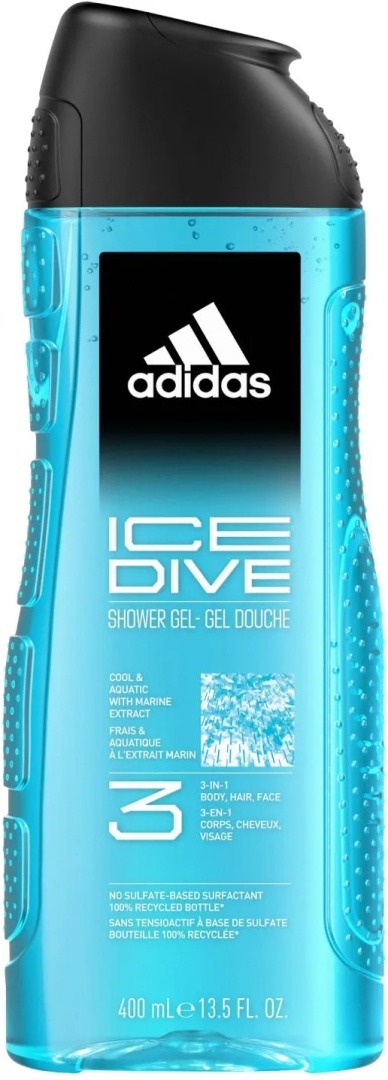 Adidas Ice Dive 3w1 Men 400ml żel pod prysznic dla mężczyzn