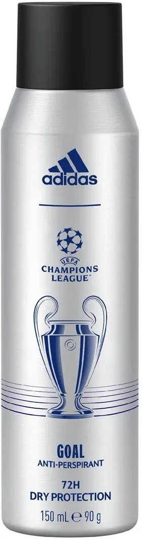 Adidas UEFA Champions League Goal Dry Protection Men 150ml antyperspirant spray dla mężczyzn