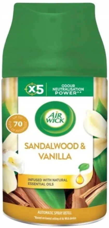 Air Wick Freshmatic Drzewo sandałowe i wanilia Wkład do odświeżacza 250 ml