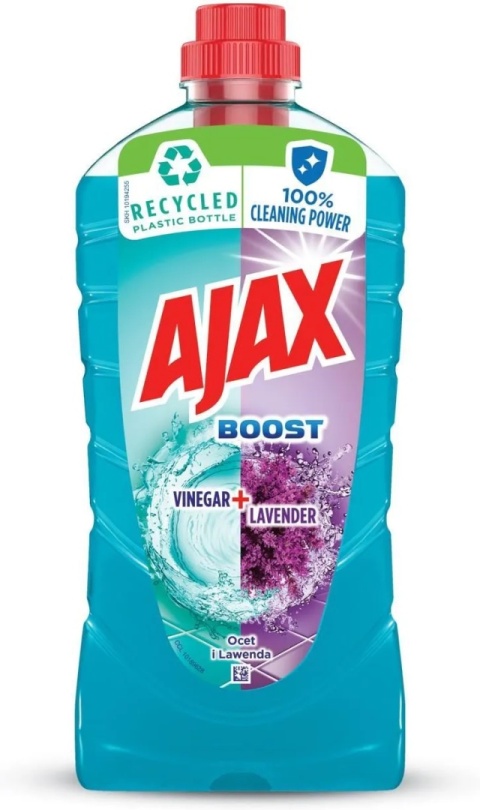 Ajax Boost 1l Ocet + lawenda uniwersalny płyn do podłóg