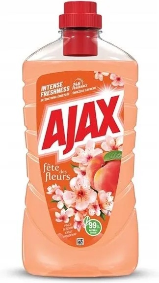 Ajax Floral Fiesta 1l Kwiat brzoskwini uniwersalny płyn do podłóg