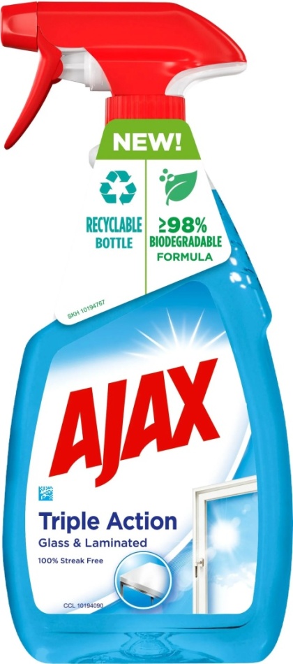 Ajax Triple Action Płyn do mycia szyb 500 ml