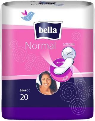 Bella Normal 20szt Podpaski higieniczne bez skrzydełek