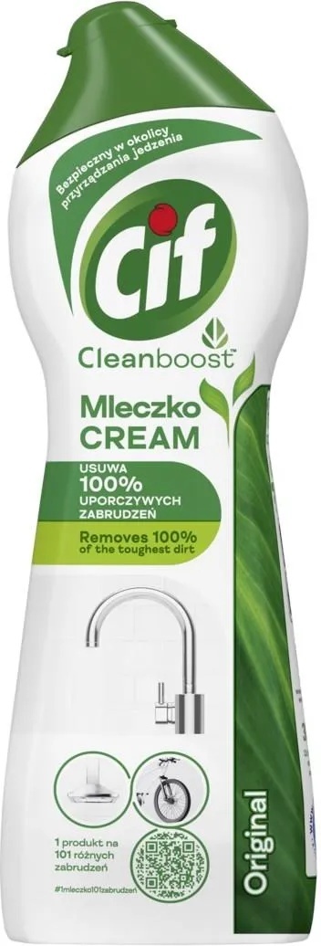 Cif Cleanboost Original Uniwersalne mleczko do czyszczenia 300 g