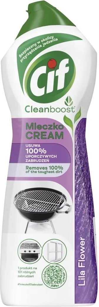 Cif Cleanboost Lila Flower Uniwersalne mleczko do czyszczenia 780g