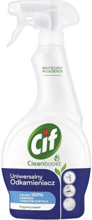 Cif Cleanboost Uniwersalny odkamieniacz w sprayu 500ml