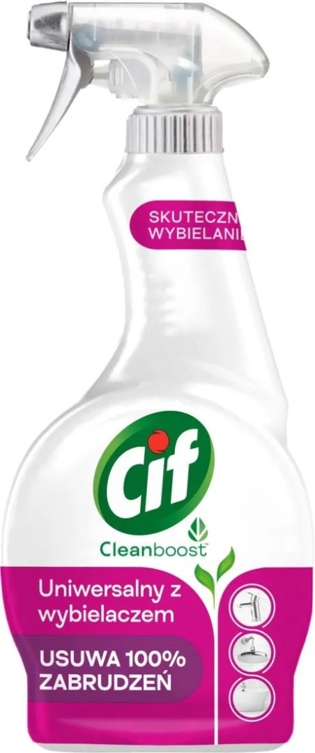 Cif Cleanboost Spray Uniwersalny z wybielaczem 500 ml