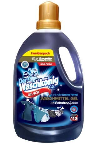 Der Waschkonig Black 3,305l żel do prania tkanin ciemnych 110P