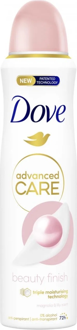 Dove Advanced Care Beauty Finish Antyperspirant dla kobiet spray 150ml