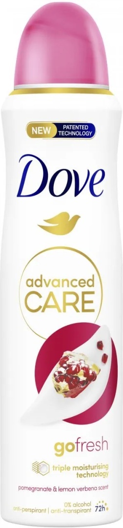 Dove Go Fresh Pomegranate & Lemon Verbena Antyperspirant dla kobiet spray 150ml