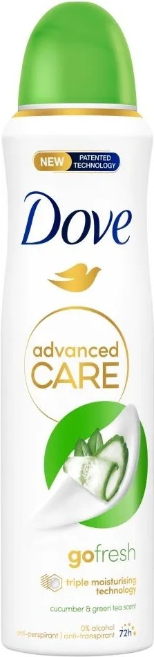 Dove Advanced Care Cucumber & Green Tea Antyperspirant dla kobiet spray 150ml