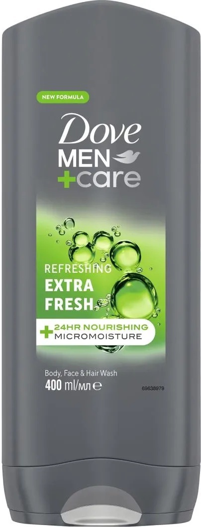 Dove Men+Care Extra Fresh 3w1 Żel pod prysznic dla mężczyzn 400ml