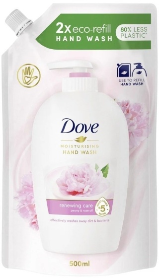 Dove Renewing Care Peony & Rose Oil Mydło w płynie Zapas 500ml