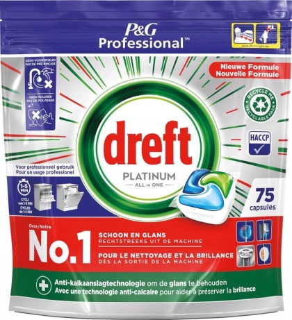 Dreft Caps Platinum Professional All in1 75szt