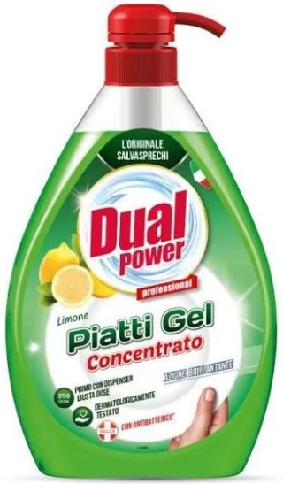 Dual Power Lemon 1l Skoncentrowany płyn do naczyń Cytryna
