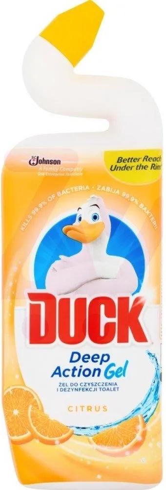Duck Deep Action Citrus Żel do WC Cytrynowy 750 ml