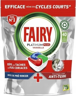 Fairy Platinum Plus All in One Kapsułki do zmywarki 40szt
