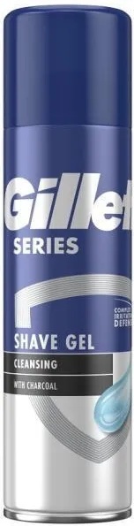 Gillette Series Cleanising Charcoal Żel do golenia 200 ml