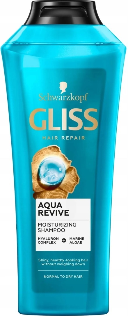Gliss Hair Repair Aqua Revive Szampon do włosów suchych i normalnych 400ml