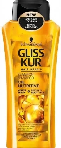 Gliss Kur Hair Repair Oil Nutritive Szampon do włosów suchych i zniszczonych 400ml
