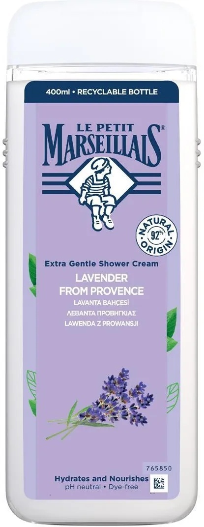 Le Petit Marseillais Lawenda z Prowansji Kremowy żel pod prysznic 380 ml