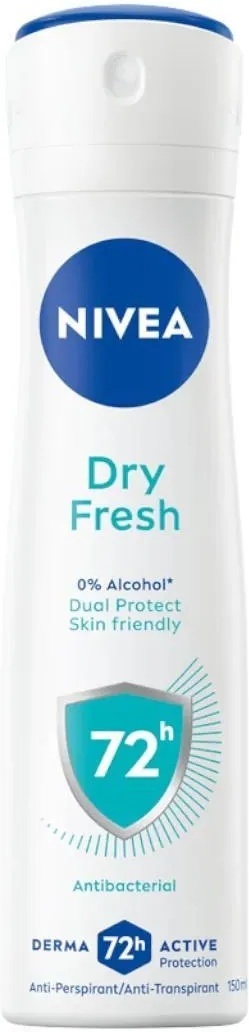 Nivea Dry Fresh 72h Woman Antyperspirant dla kobiet spray 150 ml