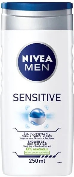Nivea Men Sensitive 3IN1 Żel pod prysznic dla mężczyzn 500ml