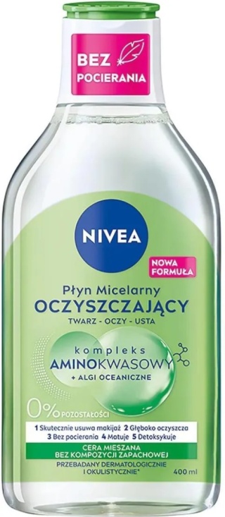 Nivea Płyn micelarny oczyszczający Cera mieszana 400ml