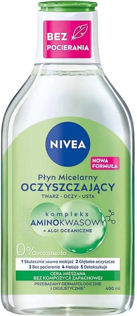 Nivea Płyn micelarny oczyszczający Cera mieszana 400ml