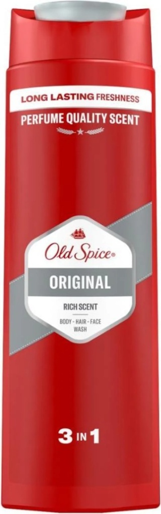Old Spice Original 3w1 Żel po pod prysznic Dla mężczyzn 400ml