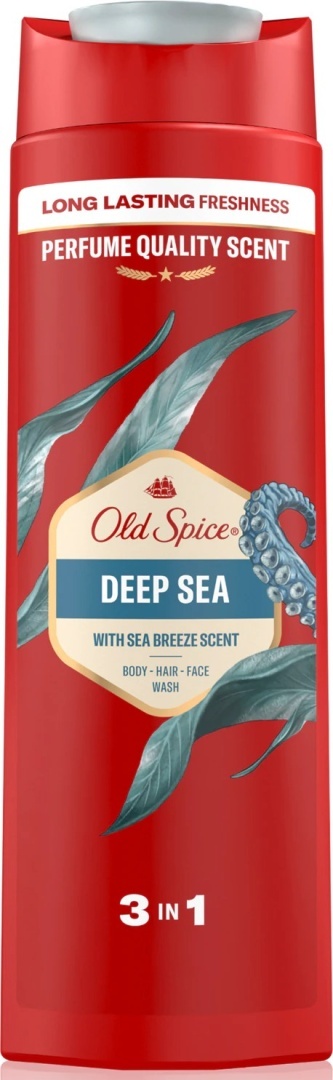 Old Spice Deep Sea 3w1 Żel pod prysznic dla mężczyzn 400 ml