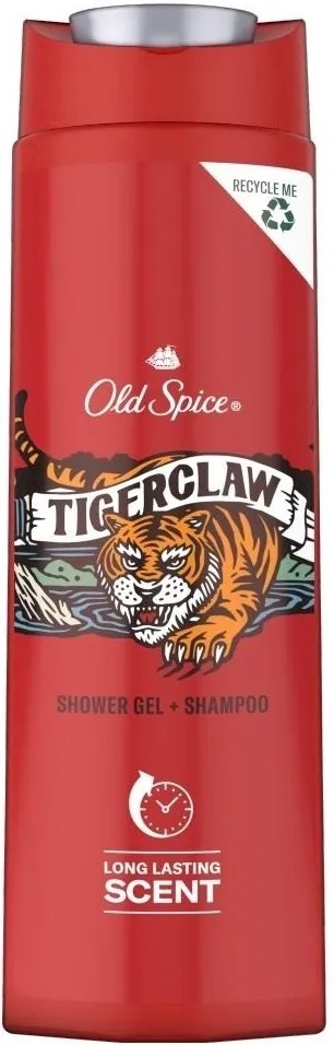 Old Spice Tigerclaw 3w1 Żel pod prysznic dla mężczyzn 400 ml
