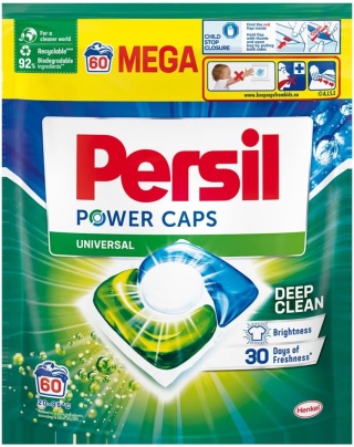 Persil Power Caps Universal 60szt Kapsułki do prania wszystkich tkanin
