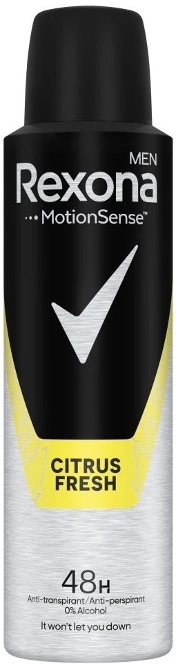 Rexona Men Citrus Fresh Antyperspirant dla mężczyzn spray 150ml