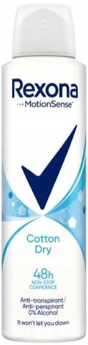 Rexona Woman Cotton Dry Antyperspirant dla kobiet spray 150ml