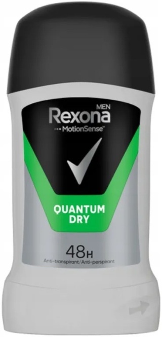 Rexona Men Quantum Dry Antyperspirant w sztyfcie dla mężczyzn 50ml