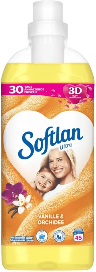 Softlan Vanille&Orchidee 1l Płyn do płukania tkanin żółty 45P