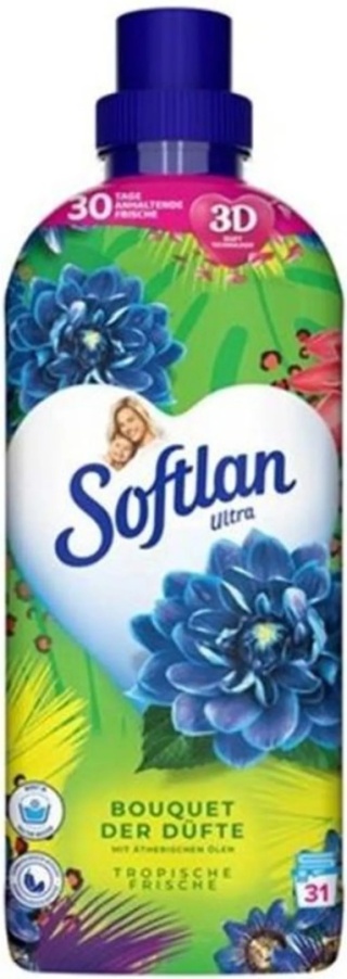 Softlan Ultra Tropische Frische 650ml Płyn do płukania tkanin tropikalna świeżość 31P