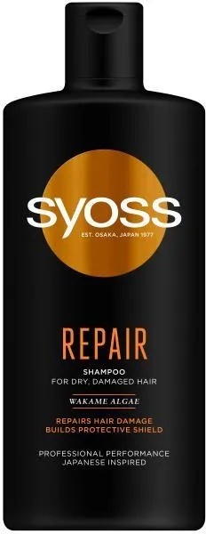 Syoss Repair Szampon odżywczy do włosów suchych i zniszczonych 440ml