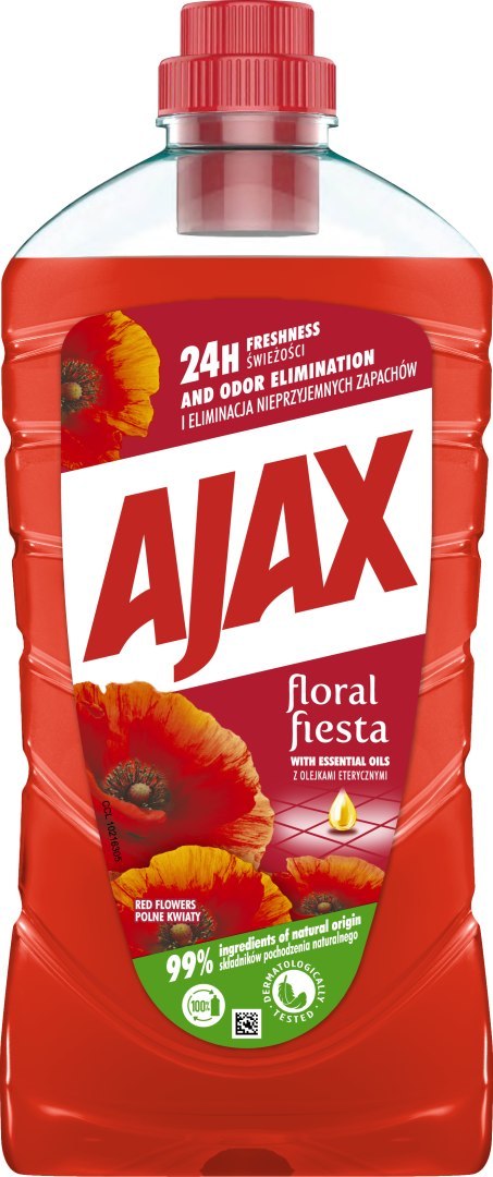 Ajax Floral Fiesta Polne Kwiaty1000 ml Uniwersalny płyn myjący