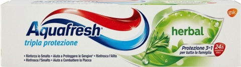 Aquafresh Triple Protection Herbal 75ml Pasta do zębów ziołowa ochrona