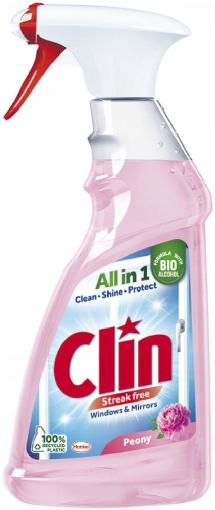 Clin Piwonia Płyn do szyb 500 ml spray