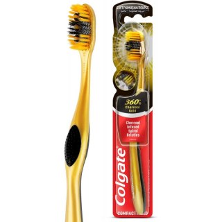 Colgate 360 Charcoal Gold Soft Szczoteczka do zębów miękka