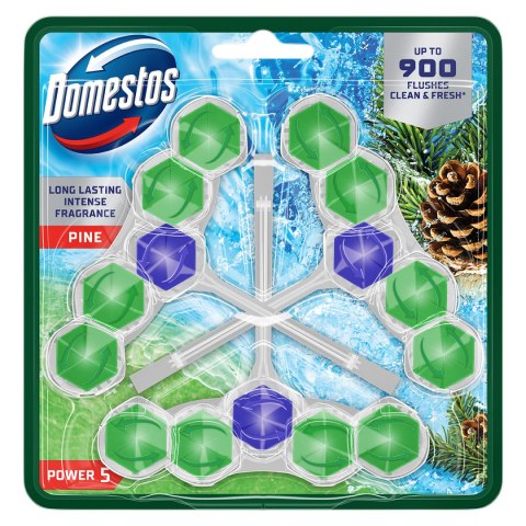Domestos Pine 50g Kostka do WC zawieszka do toalety sosnowa świeżość