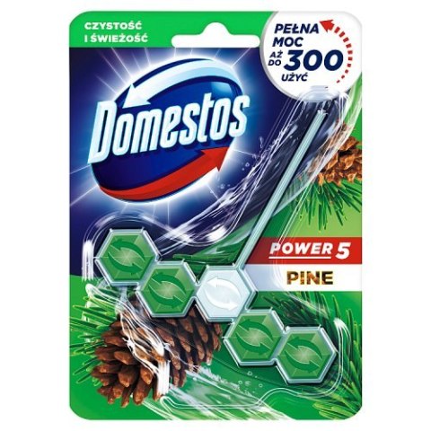 Domestos Pine 50g Kostka do WC zawieszka do toalety sosnowa świeżość
