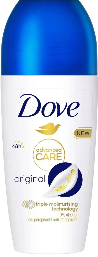 Dove Advanced Care Original 50 ml Antyperspirant w kulce dla kobiet