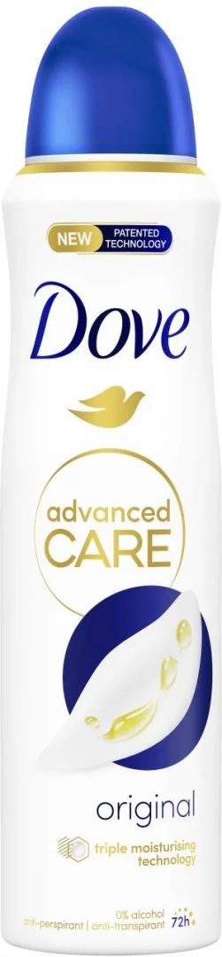 Dove Advanced Care Original 72H Antyperspirant Dla kobiet 250 ml spray XL