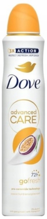 Dove Advanced Care Passion Fruit & Lemongrass 250 ml Antyperspirant damski spray