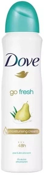 Dove Go Fresh Pear & Aloe Vera Antyperspirant dla kobiet spray 150ml