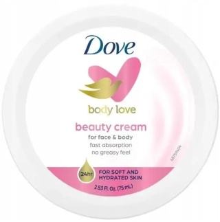 Dove Body Love Beauty Cream 75ml Pielęgnacyjny krem do twarzy i ciała